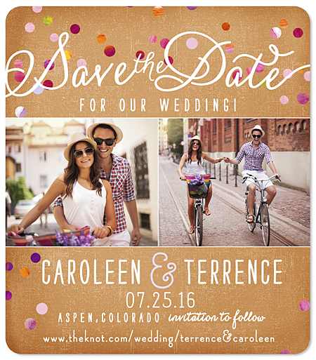 "Understated Elegance" Save the Date Magnet